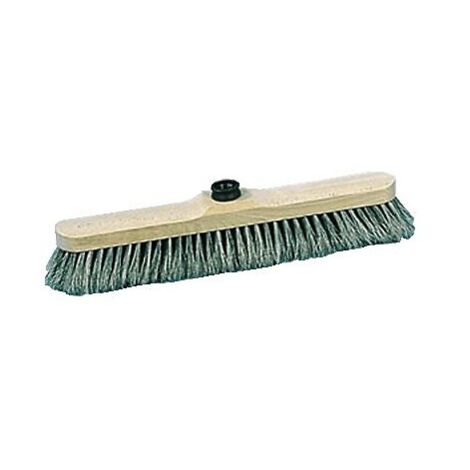 Balai intérieur 40 cm en soie grise pour manche avec embout vis