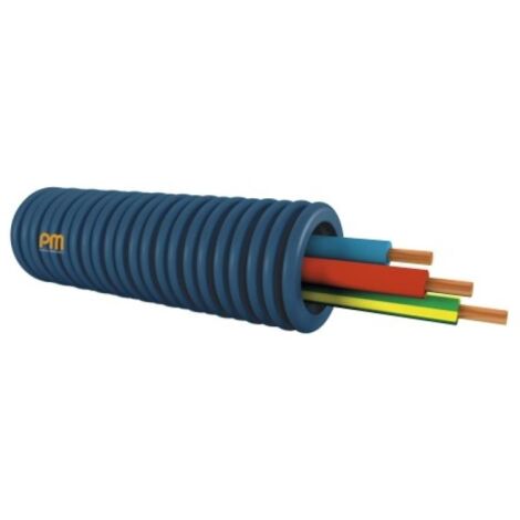Gaine préfilée ICTA bleue-F1U15AAR (couronne de 100m) - Pm Flex