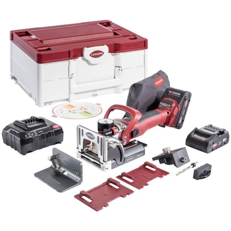 Lamello – Fraiseuse à rainurer sans fil 18V avec batterie 2.0Ah – Moteur Brushless – Pour bois dur – 101801DESD