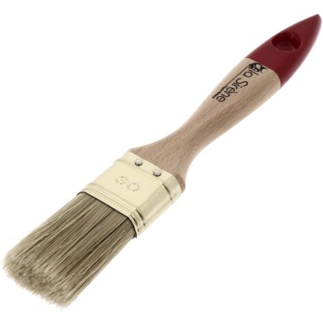 THEARD - Brosse queue de morue à vernir soies/synthétique manche verni - 30mm - 5539/30