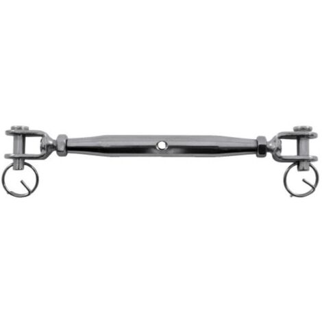 Ridoirs à 2 chapes soudées inox 316 filetage M5 CMU 150kg Longueur 126/190mm entraxe des manilles 6,5mm - PRAMAC