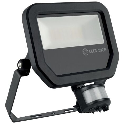 projecteur LED projecteur à détection 50 W 3000K noir
