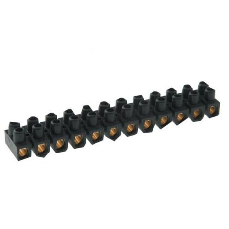 Barrette de connexion à vis 10 mm² noire - L'EBENOID (1/2)
