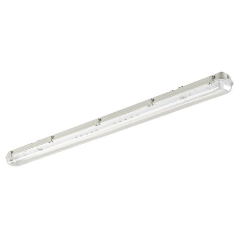 Réglette LED étanche SYLPROOF TOLEDO - Flux lumineux (lm) : 1700 lm - Température de couleur : 4000 K - Puissance nominale : 20 W - Dimensions - L x l x p : 1260 x 69 mm - SYLVANIA