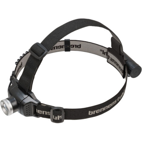 Brennenstuhl – Lampe frontale LED rechargeable 250 lumens – Autonomie jusqu'à 30 heures – Angle d'inclinaison réglable – Indice de protection IP44