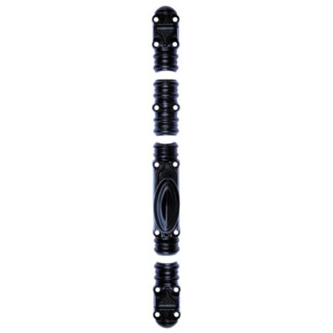 Fausse crémone fonte à bouton type CRD 168 BT en 42 mm fintion vieux fer - Rollinger