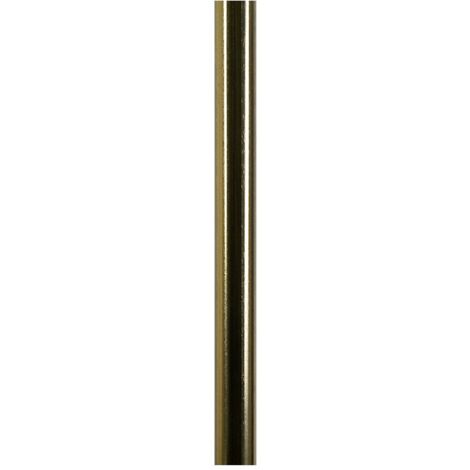 Tringle à rideau acier 1300 mm finition époxy noir – Section 16x8 mm – Pour menuiserie bois – 1 pièce – Fonderie Rollinger