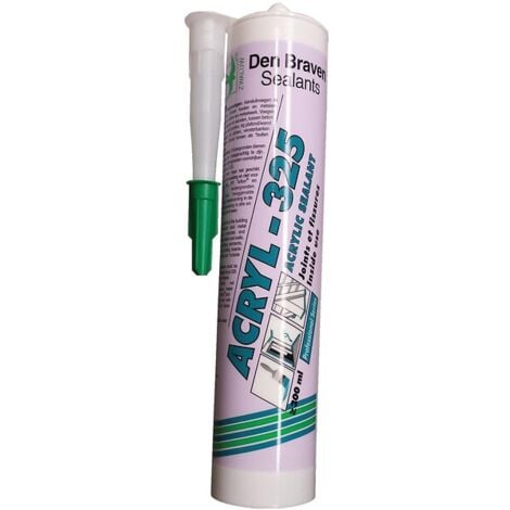 Mastics acrylique Acryl 325, coloris chêne, cartouche de 300 ml - DEN BRAVEN