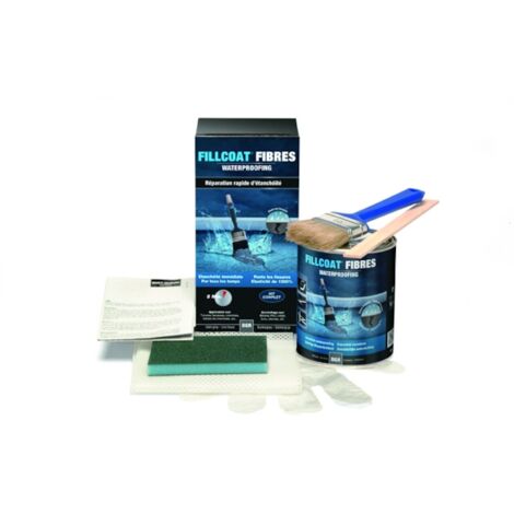 Rust-Oleum – Revêtement d'étanchéité Fillcoat Fibres 1 L – Pour métaux – Résiste aux intempéries – Élastique jusqu'à 1300%