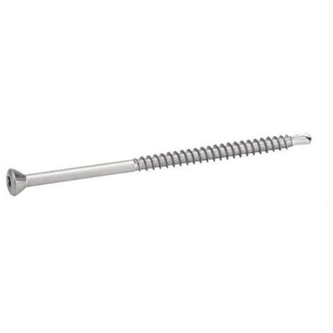 Vis de bardage - platelage tête fraisée six lobes - Inox A4 3,2x60/36 mm - Boîte de 200