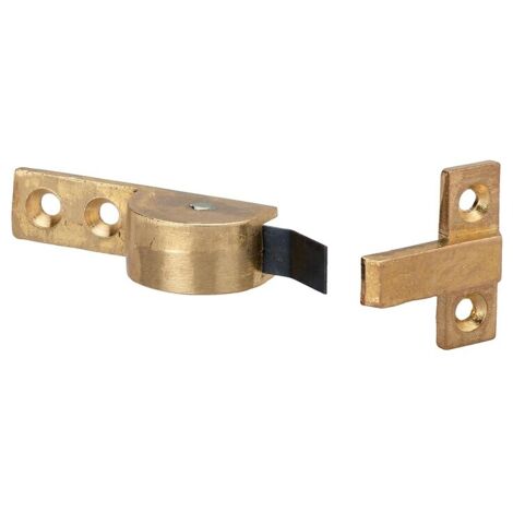Metalux – Ressort de renvoi n° 51 en bronze – Dimensions 7,1cm hauteur, 10,6cm largeur – Compatible avec gâches électriques Beugnot