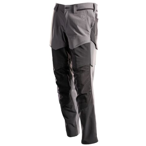 Pantalon avec poches genouillères MASCOT Ultimate - Gris anthracite/noir - Taille 50 - Entrejambe 82 - 22379-311-8909-82C56