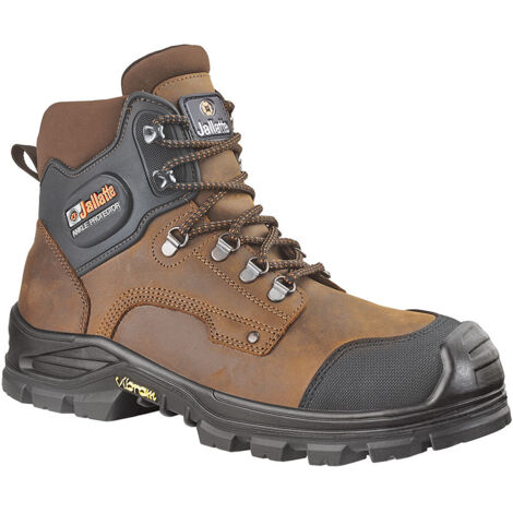 Scarpe antinfortunistiche alte JALLATTE JALIROK S3 CI HI AN HRO SRC Marrone 42