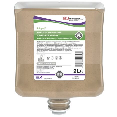 SC Johnson Pâte nettoyante pour les mains Solopol 2 l - SOL2LT