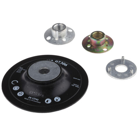 Plaque de soutien Disque en fibre 3M, Dia.115mm ( Prix pour 1 ) (1/2)