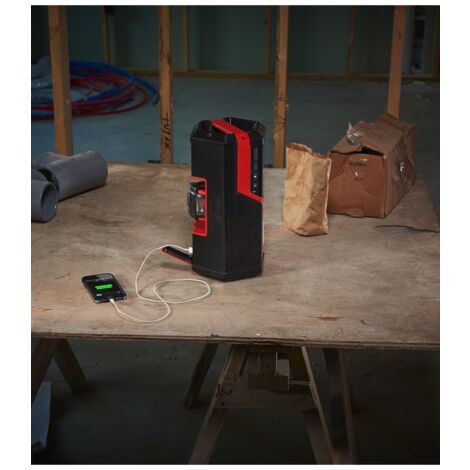Enceinte de chantier Bluetooth sans fil 12 et 18V M12-18JSSP-0 - MILWAUKEE