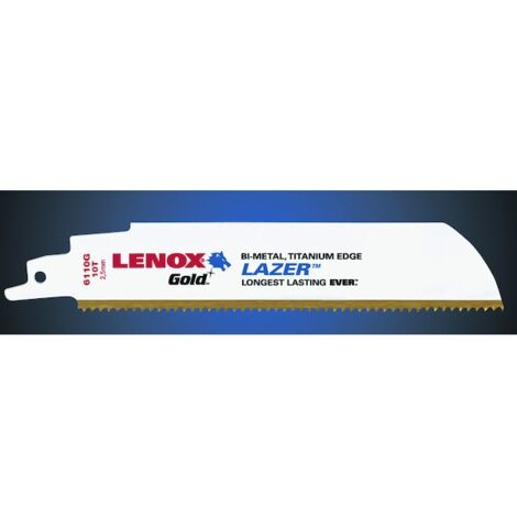 Lame de scie sabre GOLD LAZER - 152x25x1.07 mm - LENOX