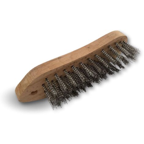 Brosse à main violon - inox - 5 rangs - KIBROS