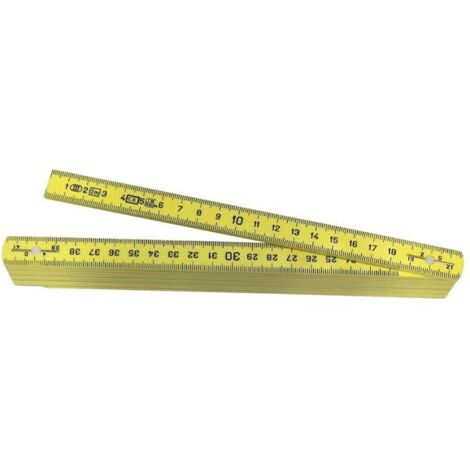 Mesure pliante plastique 2M Wilmart