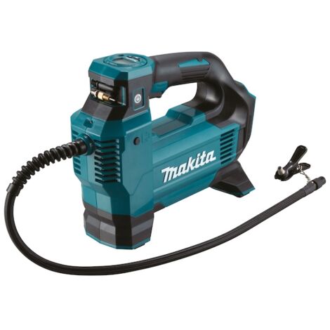 Makita – Gonfleur sans fil 18V – Pression maximale 11.1 bar – Batterie Li-Ion – Conception légère pour utilisation sur terrain