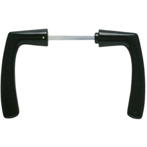 Béquille double pour porte. portail et grille PORTALISNOIR1P - Section du carré : 8 mm - Longueur du carré : 110 mm - Portée : 1 m et 2 m - DUBOIS INDUSTRIES