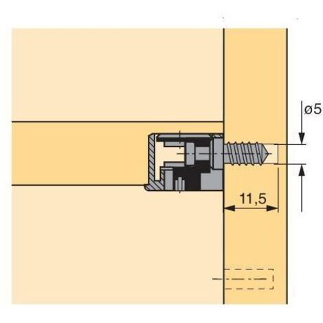 Goujon à Visser Hettich Du 279 Pour Assemblages VB 35 Et 36 - Lot De 6 Pièces - Neuf Emballé
