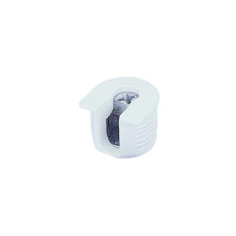 Raccord excentrique Rastex 15 sans bord de recouvrement 65515 blanc