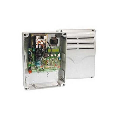 Came – Centrale de commande 230V pour 2 portes battantes – Panneau multifonction avec décodage radio intégré – Boîtier ABS étanche