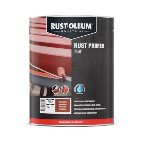 Primaire antirouille 769 - 1000 mL - rouge brun - RUST-OLEUM (1/2)