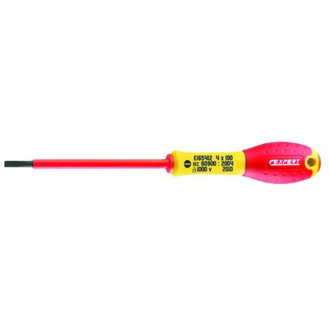 Tournevis plat isolé 1000V 6.5 x 1.2 x 150 mm - EXPERT