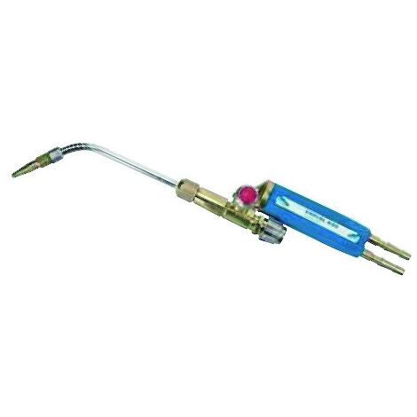 Chalumeau soudeur à flamme bi-gaz 400C – Antiretours pareflamme intégrés – Débit 400 L/h pour oxygène et acétylène – Saf-Fro
