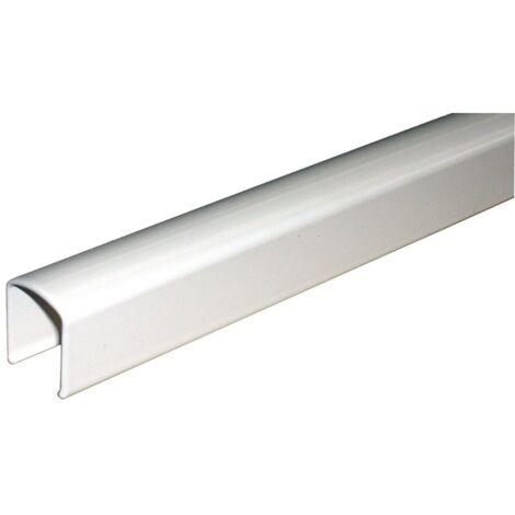 Profil de recouvrement de tringle de ferme-imposte OL 90 N - 3000 mm - noir RAL 9005 - GEZE