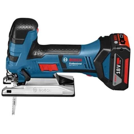 Bosch Professional – Scie sauteuse sans fil 18V avec 2 batteries 4Ah – Moteur Brushless pour coupes précises – Système SDS pour changement rapide de lame