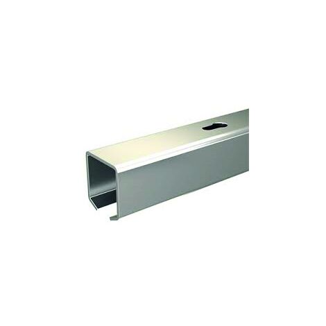Finish – Rail galv 26 x 25 mm pour systèmes coulissants Cadette – Longueur 4m – Poids maximal supporté 40 kg – Installation facile (1/4)