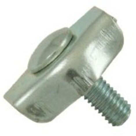Serre-câble plat SCA1 - Matière : acier - Diamètre de câble maximal : 5 mm - PRAMAC (1/2)