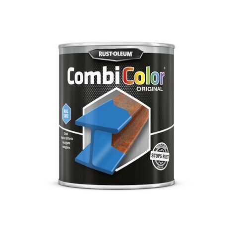 Peinture anti-rouille COMBICOLOR - bleu clair - 750 mL - RUST-OLEUM