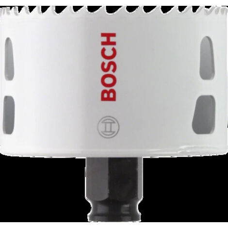 Bosch – Scie trépan 76 mm BIM Progressor pour bois dur et métal – Couper avec technologie de denture progressive – Compatible avec adaptateur Power Change - 2608594231