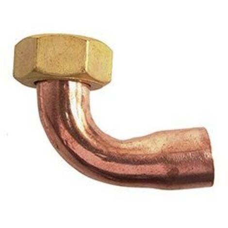Raccord fer-cuivre 2 pièces coude douille 2GC - 1/2'' - 12 mm - DUMONT (1/2)