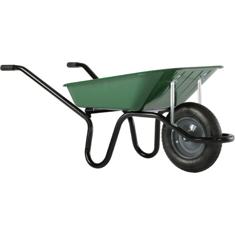 Brouette à roue gonflée AKTIV PREMIUM 1049G - 100 L - Diamètre de roue : 380 mm - HAEMMERLIN