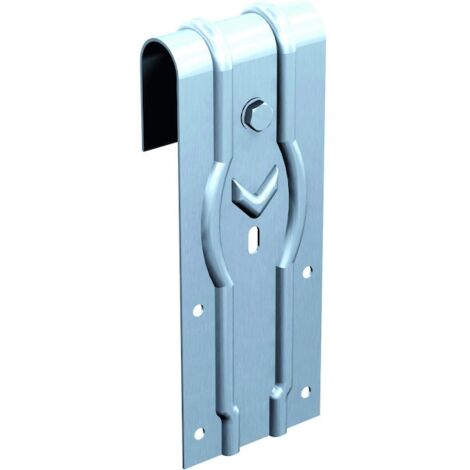 Mantion – Monture pour portail 50 x 10 mm – Charge 100 kg – Galet en fonte pour portes à déplacement droit – Système coulissant ROC2F - PLAT 50 X