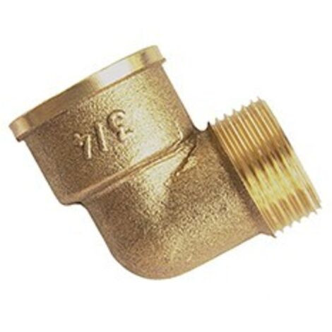 Coude 90° laiton à visser mâle femelle 92 - 2" - DUMONT (1/2)