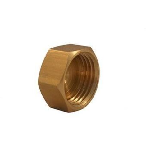 Bouchon laiton à visser femelle 300 - 1/4" - DUMONT (1/2)