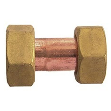 Raccord écrou tournant laiton à visser femelle femelle - 3/4'' - DUMONT (1/2)