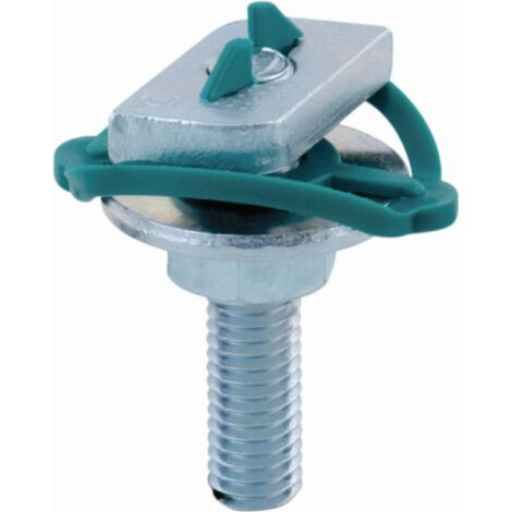 Écrous doubles filetés M10 x 40 mm pour rails RapidRail – Acier galvanisé – Autobloquant – 6523004 – Walraven