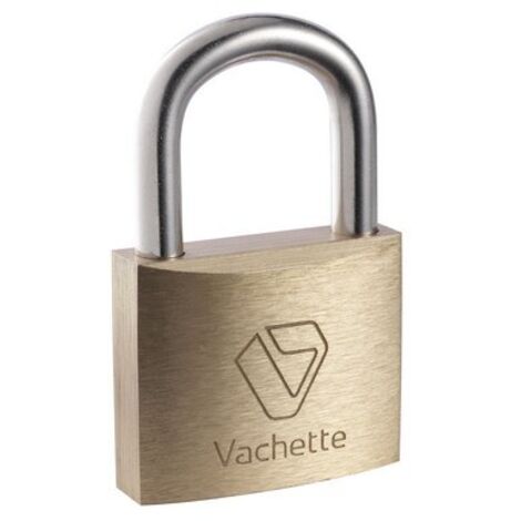 Cadenas sûreté Ajax 1322-40 VACHETTE - laiton à goupille - 15388000