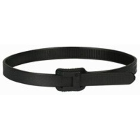 Legrand – Colliers de serrage noir en polyamide – Largeur 7,6mm, longueur 260mm, Ø max 62mm, Ø min 15mm – Tenue 45kg – 31930