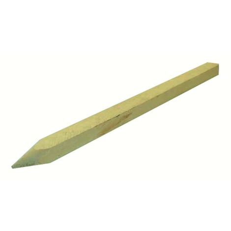 Haemmerlin – Piquet en bois 1m – Section 30x30mm – Pour balisage chantier – Robuste et durable – Applications professionnelles