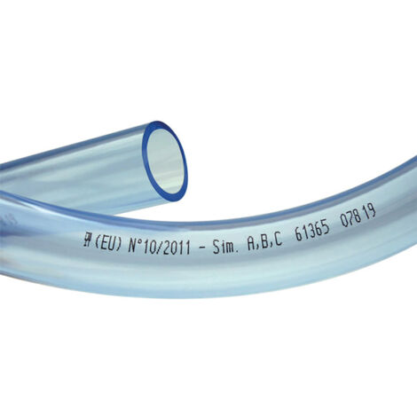 Tube PVC souple transparent 6 mm x 9 mm – Longueur 50 m – Refoulement de condensats – Non compatible avec produits laitiers – Tricoflex (1/3)