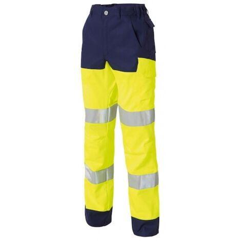 Pantalon haute visbilité LUKLIGHT VERYLIGHT jaune/marine - 40 - MOLINEL