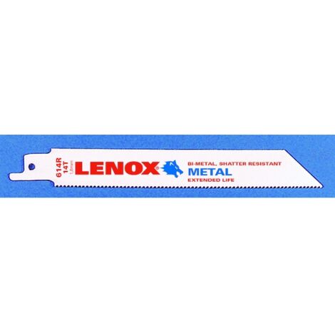 Lame de scie sabre 614R - 152x19x0.9 mm - LENOX